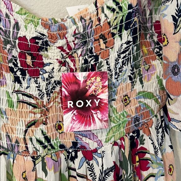 New ROXY WOMEN'S GOLDEN DAWN DRESS Small - Picture 4 of 9